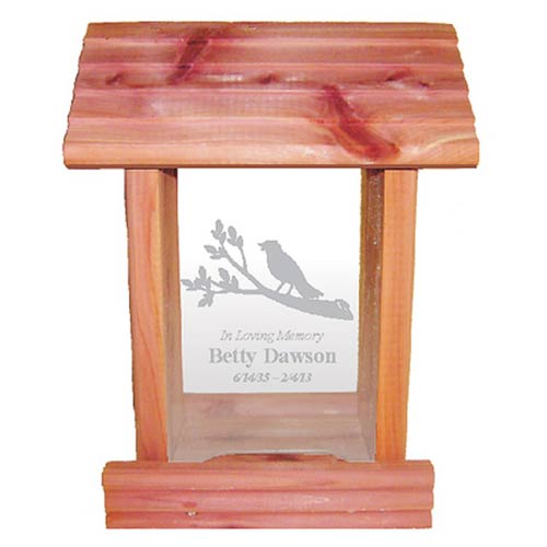 Memorial Gifts for Mother - Personalized Bird Feeder