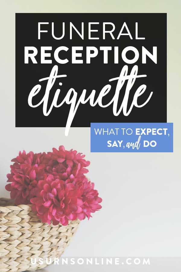 What to expect at a funeral reception