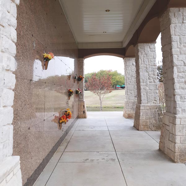 Covered Outdoor Mausoleum