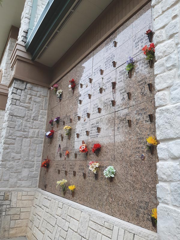 Photos of Mausoleum Niches