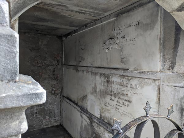 Inside a Mausoleum