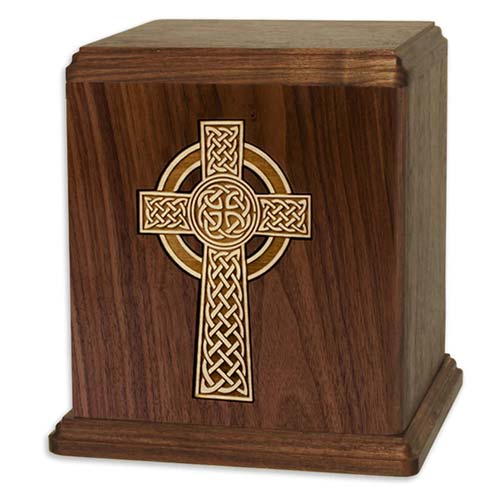 Celtic Cross - Cremation Urns for Catholics