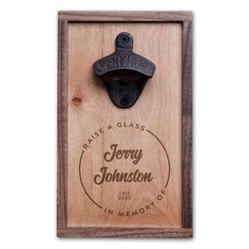 Personalized Sympathy Gift Bottle Opener