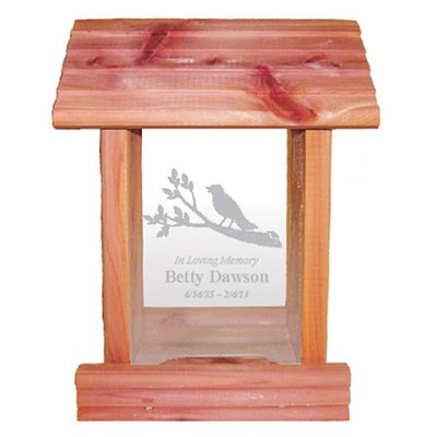 Give a Memorial Bird Feeder for When You Can't Go to the Funeral