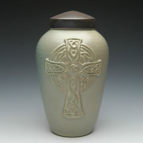 Celtic Cross Cremation Urn for Dad