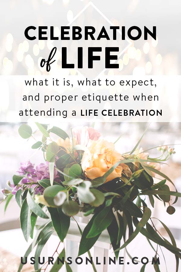 Attending a Celebration of Life