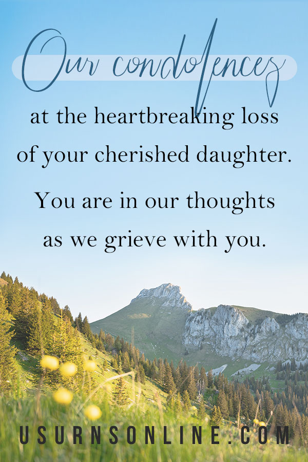 Loss of Daughter Condolences