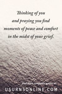 Condolence Images & Sympathy Quotes to Share » Urns  Online