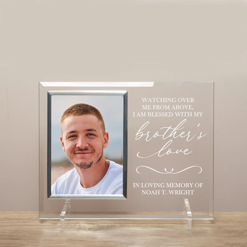 Loss of Brother Memorial Frame