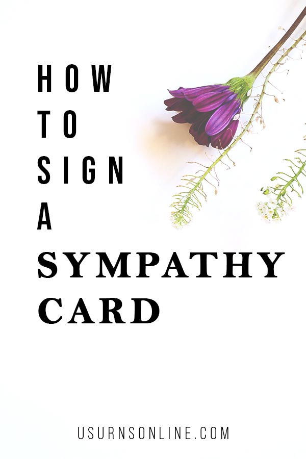 How to Sign a Sympathy Card - Featured Image
