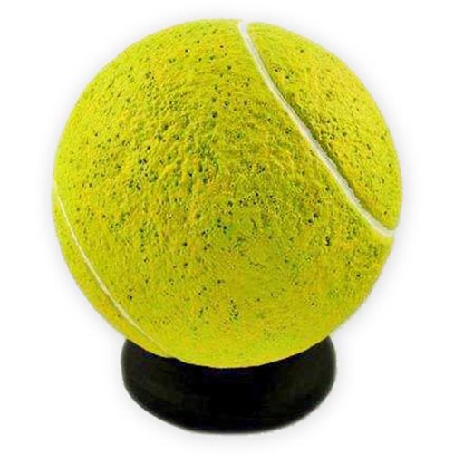 Resin tennis ball urn