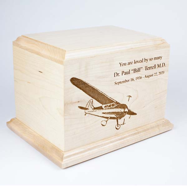 Airplane Cremation Urn