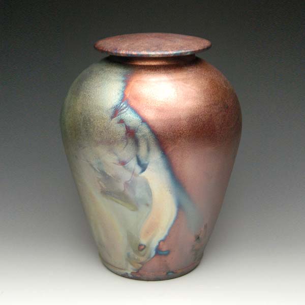 Raku Pottery Cremation Urn