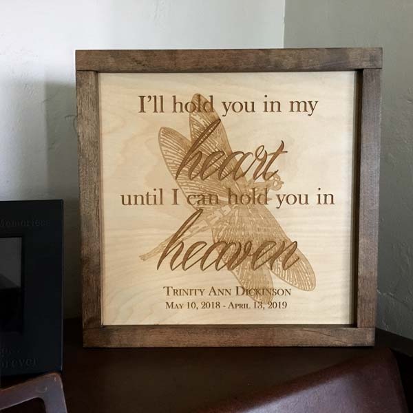Wall Mounted Cremation Urn Memorial Plaque