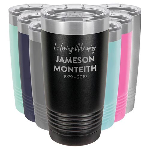Personalized drink tumbler