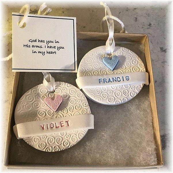 Personalized Memorial Ornaments for Baby