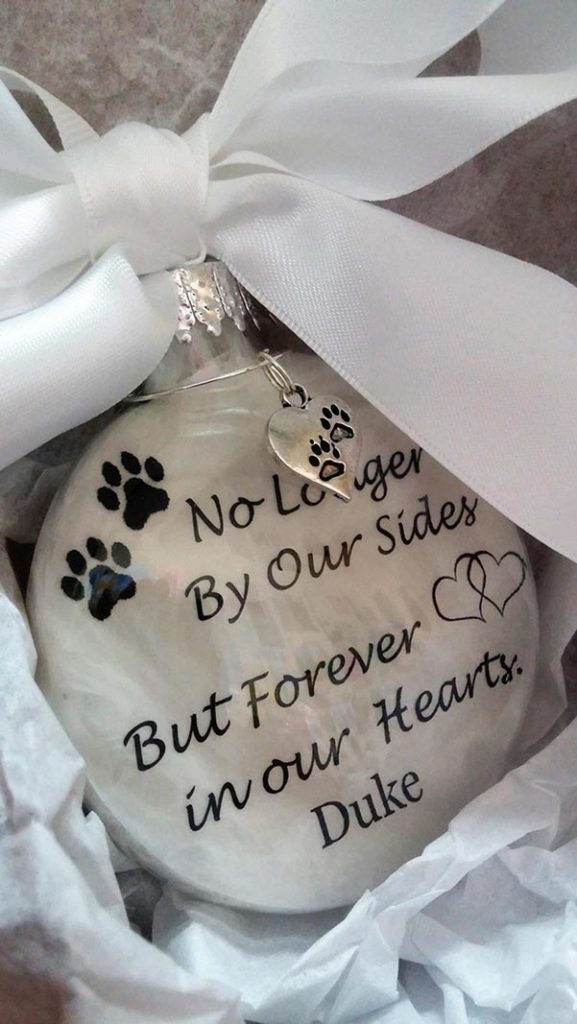 Memorial Ornament for Pet