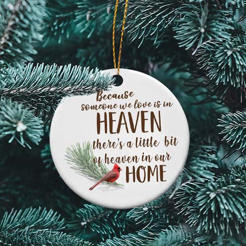 WaaHome Memorial Christmas Ornaments 3 Picture Frame Christmas in Heaven Ornaments Angel Christmas Tree Ornaments Decorations