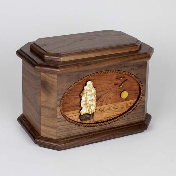 Sailing Ship Cremation Urn