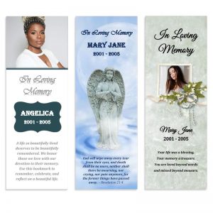 Free Memorial Bookmarks