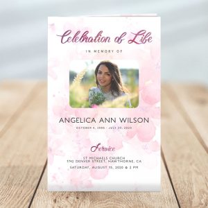 Celebration of Life Program Template