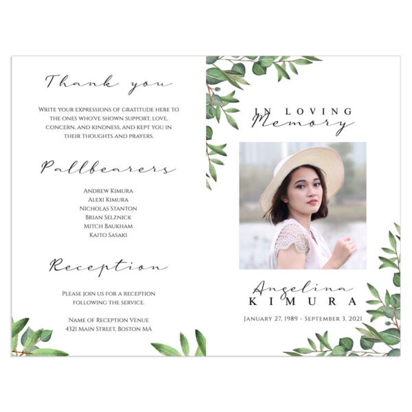 Funeral Programs & Template Designs