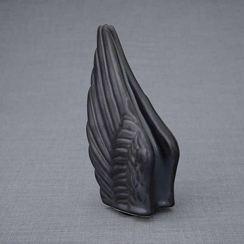 Angel Wings Ceramic Black- 50 Beautiful Ceramic Urns