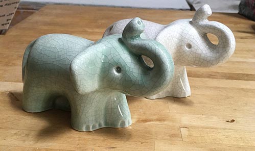 Elephant Keepsake Urn- 50 Beautiful Ceramic Urns