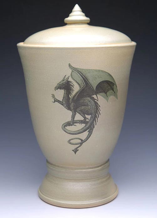 Gothic Dragon Cremation- 50 Beautiful Ceramic Urns