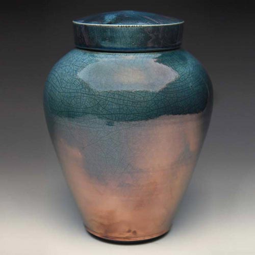 Homemade Celestial Aqua Cremation Urn- 50 Beautiful Ceramic Urns