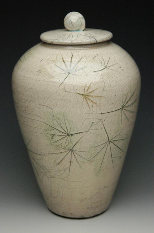 Whispering Maple Leaves- 50 Beautiful Ceramic Urns