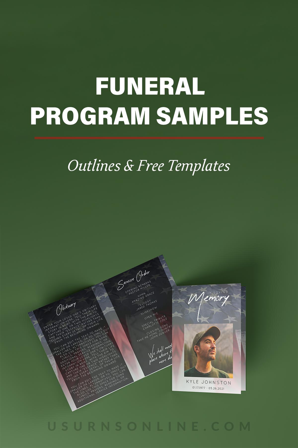 Beautiful Funeral Program Examples for Everyone » US Urns Online