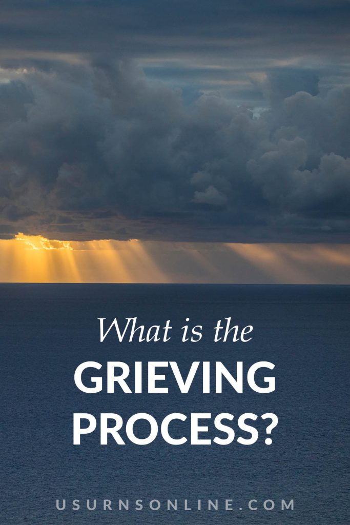 stages of grief - pin it image