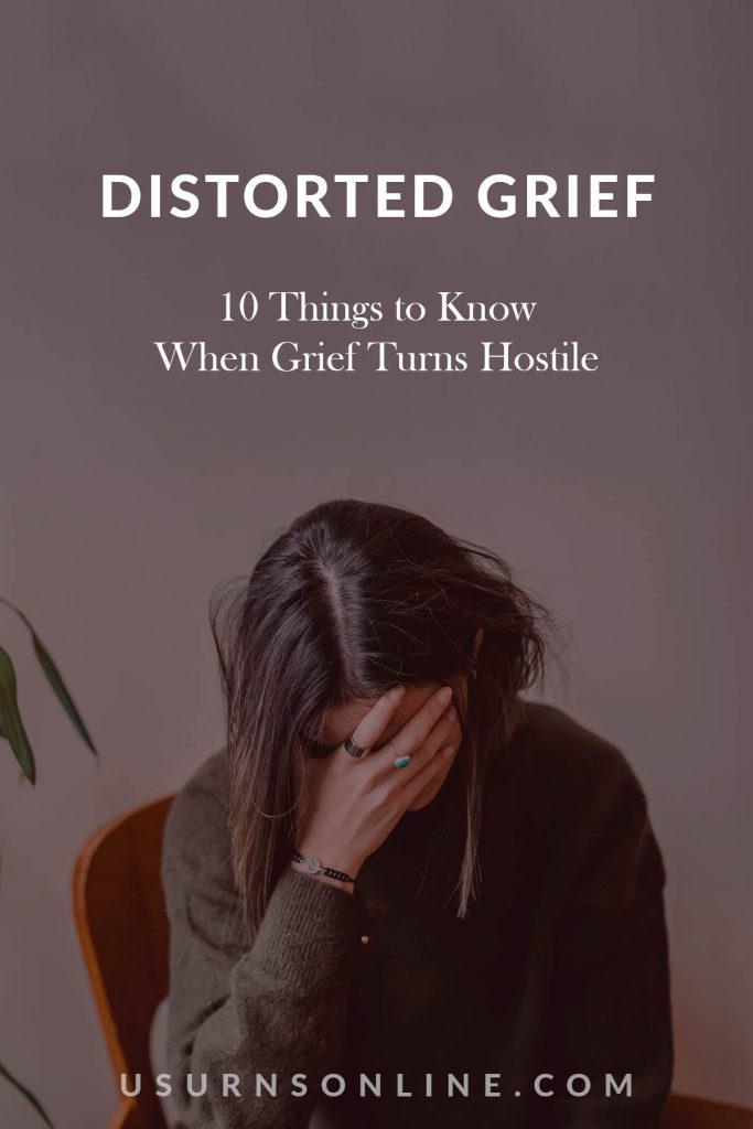 distorted grief - pin it image