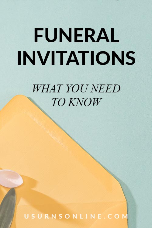 Facts of Funeral Invitations