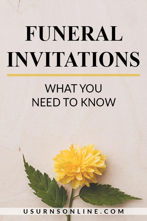 Funeral Invitations