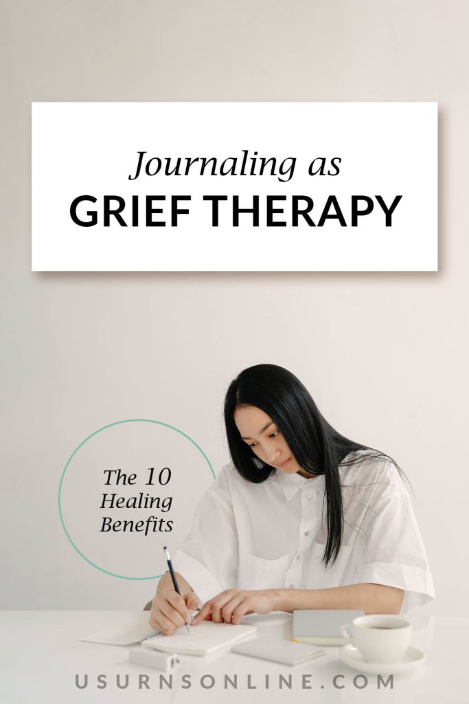 grief journaling - pin it image