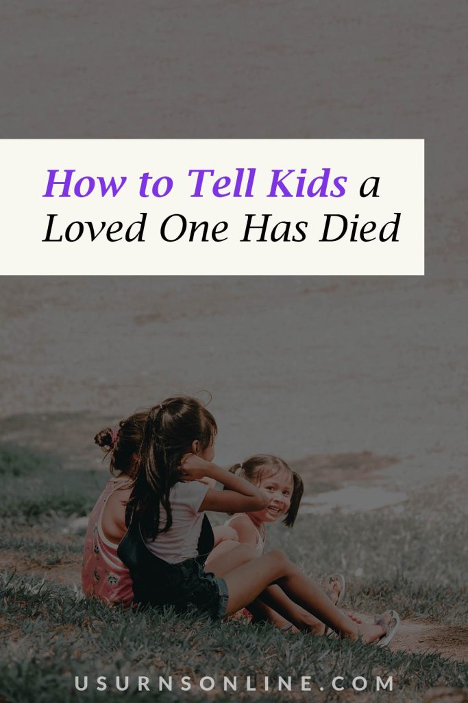 how to talk to children about death - pinit image