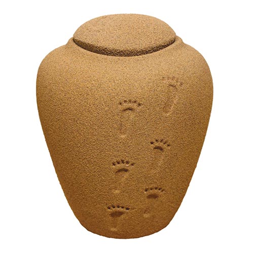 Sand Foot Print Urn