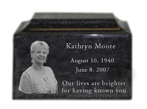 Granite Photo Urn