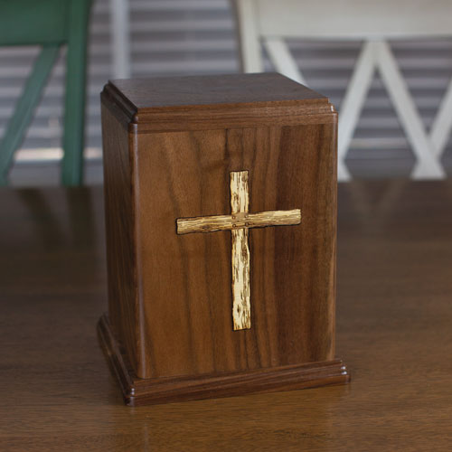 Walnut Wood with Maple Inlay