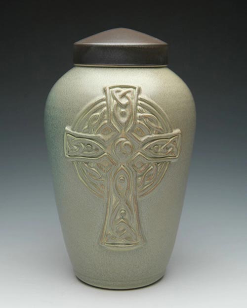 Handcrafted Celtic Urn