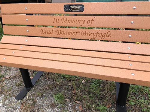 Personalized Memorial Bench