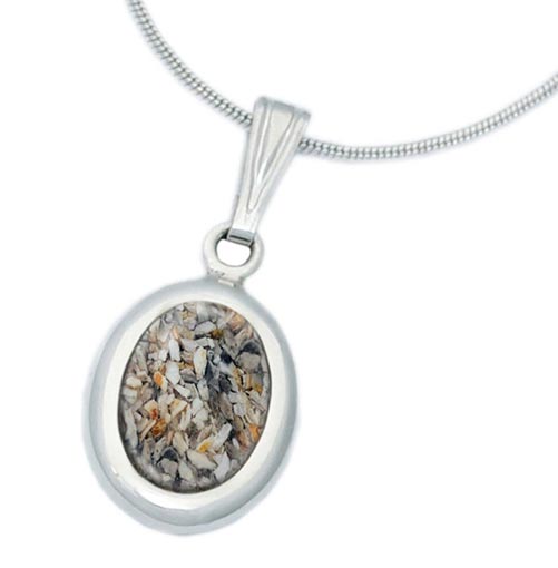 Cremation Oval Jewelry