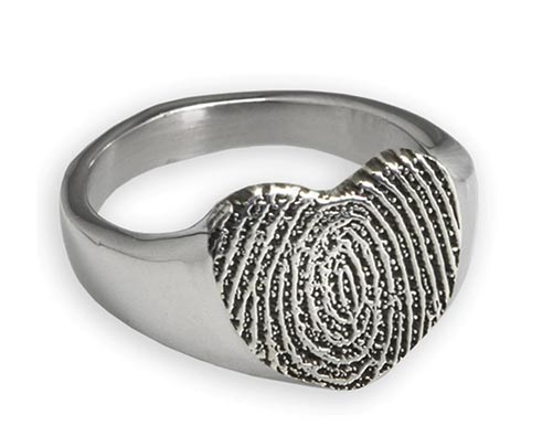 Personalized Finger Print Ring