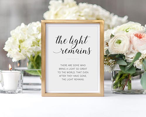 MEMORY TABLE SIGN-Wedding-White Card-Unique Design