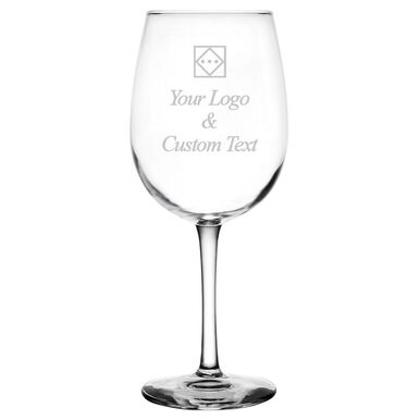 Personalized Wine Glass for Wedding Toasts