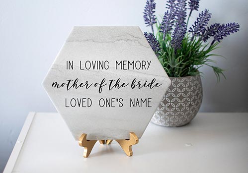 In Loving Memory... Stone Memorial Sign