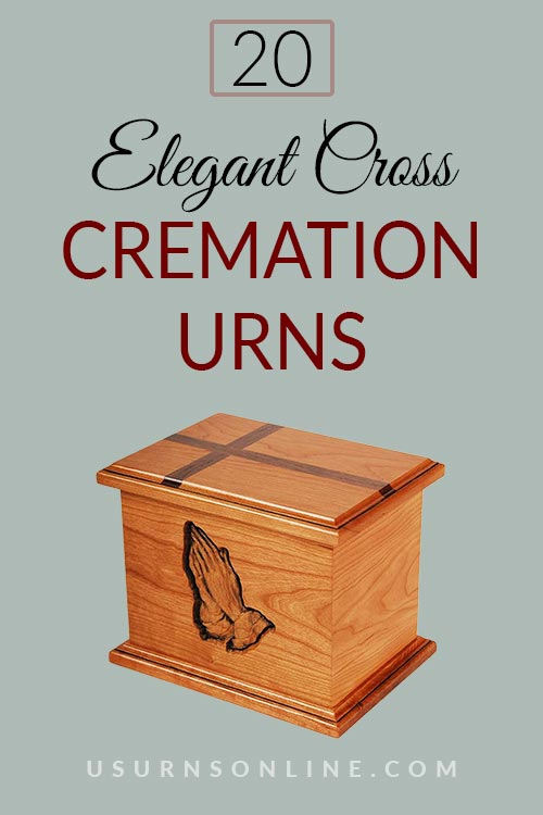 Elegant Cross Cremation Urns