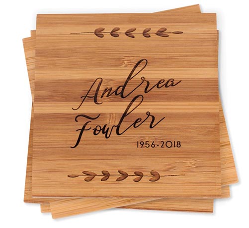 Engraved Memorial Coasters